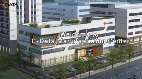 Um vídeo leva você pelas informações mais recentes sobre a capacidade de fábrica da C-Data.