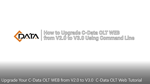 Atualizar seus dados C OLT WEB de V2.0 para V3.0 | Tutorial Web C-Data OLT