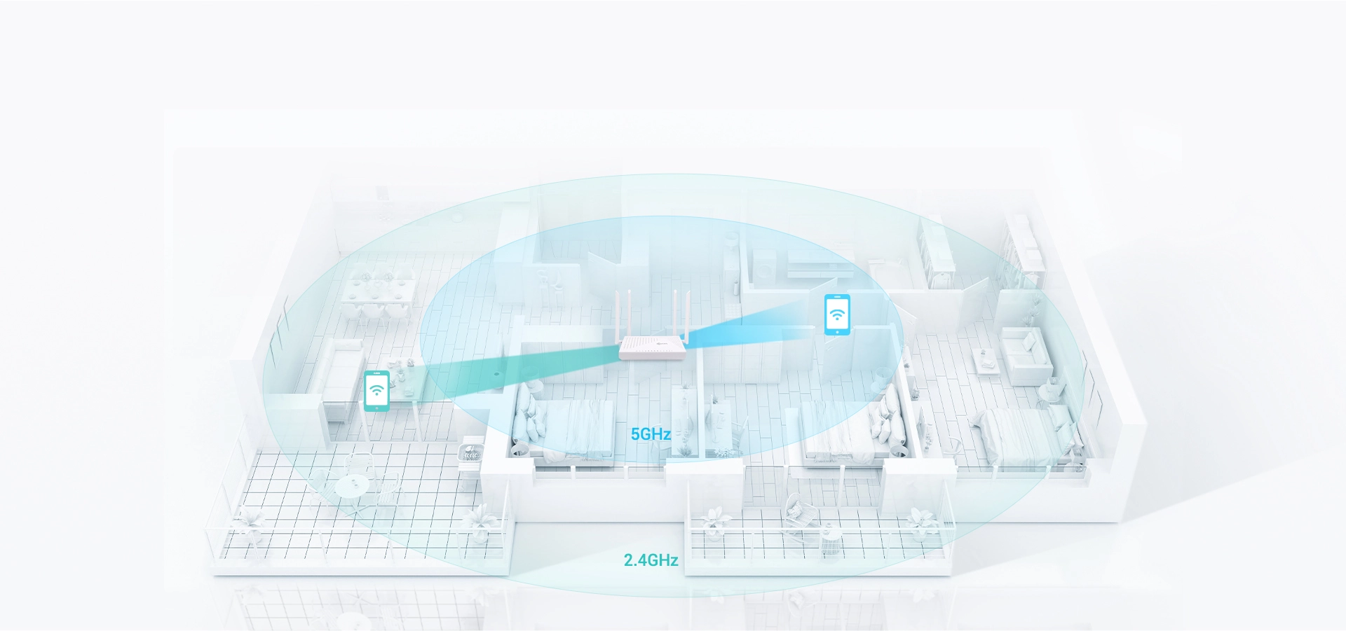 WiFi de banda dupla opcional, conexão de alta velocidade