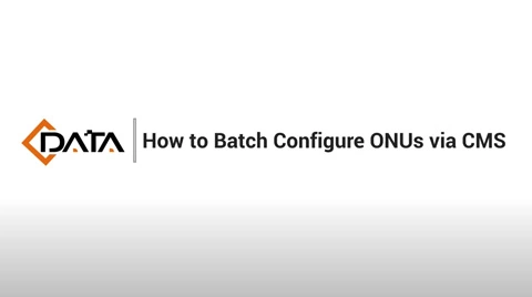 WAN, Wi-Fi, VoIP: em lote configurando ONUs como um Pro | Série de tutoriais C-Data CMS