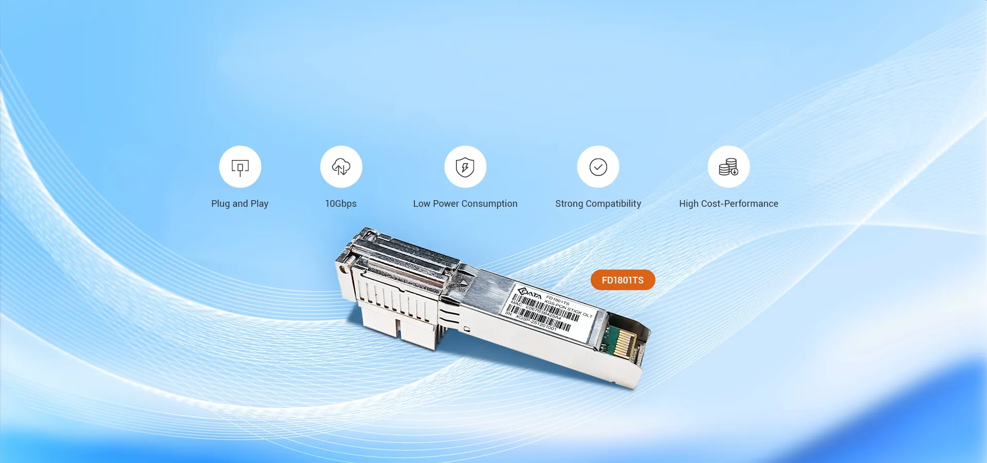 C-Data XGS-PON OLT SFP+ Stick with MAC - 翻译中...