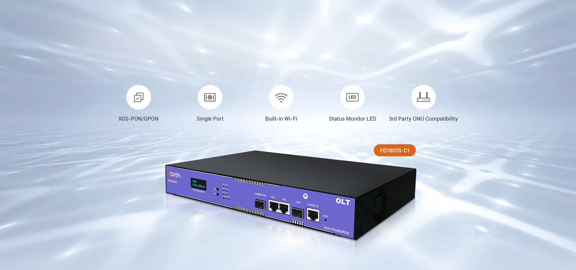 C-Data 10G Combo PON OLT with GPON and XGS-PON Support - 翻译中...