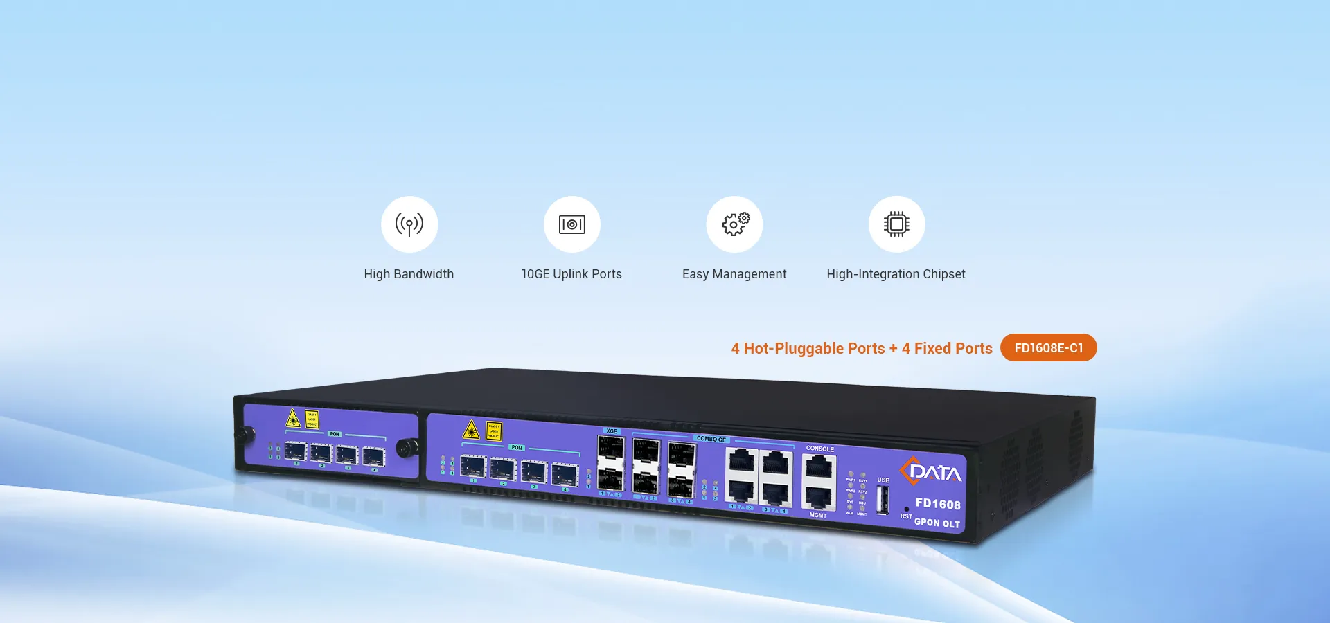 C-Data Expandable GPON OLT - 翻译中...
