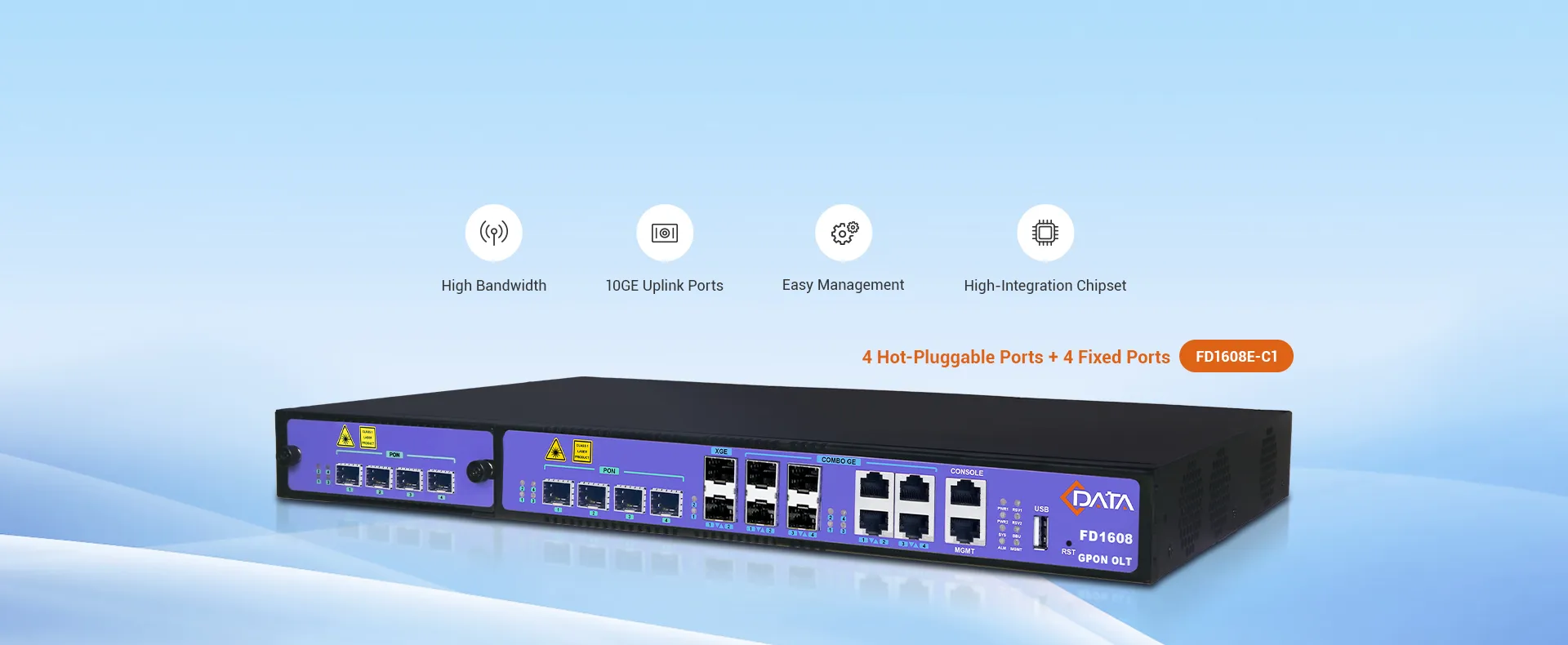C-Data OLT GPON Expansível